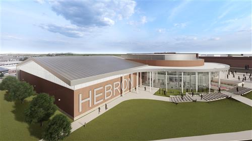 Hebron Arena Aerial View 